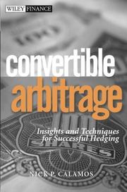 Cover of Convertible Arbitrage by Nick P. Calamos