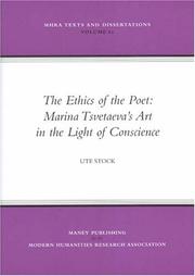 Front cover of The Ethics of the Poet by Ute Stock