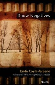 Front cover of Snow Negatives by Enda Coyle-Greene