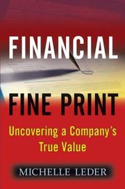 Cover of Financial Fine Print by Michelle Leder
