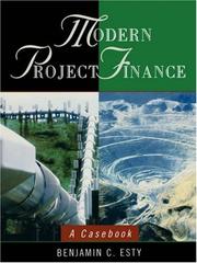 Cover of Modern project finance by Benjamin C. Esty