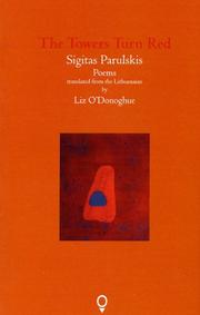 Front cover of The Towers Turn Red by Sigitas Parulskis