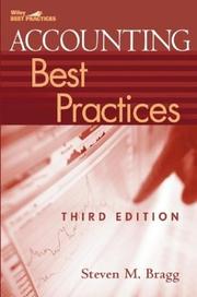 Front cover of Accounting Best Practices by Steven M. Bragg