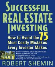 Front cover of Successful Real Estate Investing by Robert Shemin