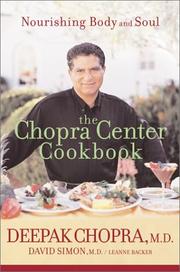 Front cover of The Chopra Center Cookbook by Deepak Chopra
