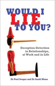 Front cover of Would I lie to you? by Paul Seager