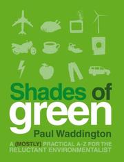 Front cover of Shades of Green by Paul Waddington