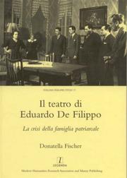 Front cover of Il Teatro Di Eduardo De Filippo by Donatella Fischer