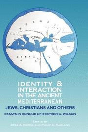 Cover of Identity and interaction in the ancient Mediterranean by S. G. Wilson