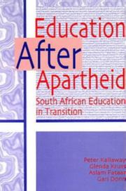 Front cover of Education After Apartheid by P. Kallaway