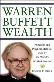 Cover of Warren Buffett Wealth by Robert P. Miles
