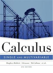 Front cover of Calculus by Deborah Hughes-Hallett