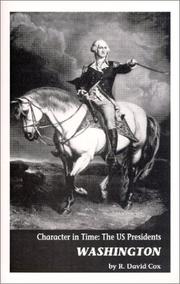Cover of Washington : Character in Time by R. David Cox