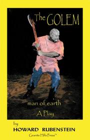 Cover of The GOLEM, Man of Earth              A Play by Howard Rubenstein