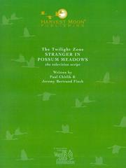 Cover of Stranger in Possum Meadows (The Script Publishing Project) by Paull Finch Chitlik