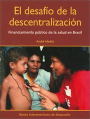 Front cover of El desafío de la descentralización by Andre Cezar Medici