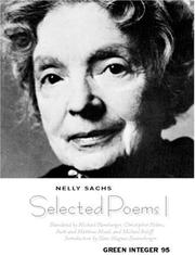 Front cover of Collected Poems I, 1944-1949 by Nelly Sachs