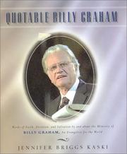 Cover of Quotable Billy Graham by Jennifer Briggs Kaski