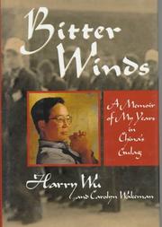 Cover of Bitter winds by Hongda Harry Wu