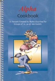 Cover of Alpha cookbook by Alpha International (Organization)