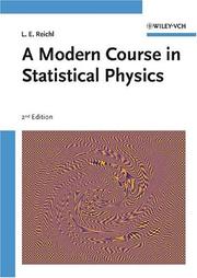 Front cover of A modern course in statistical physics by Linda Reichl