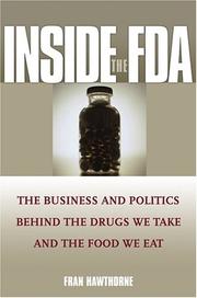 Cover of Inside the FDA by Fran Hawthorne