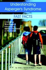Cover of Understanding asperger's syndrome by Emily L. Burrows