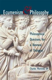 Cover of Ecumenism and Philosophy by Charles Morerod