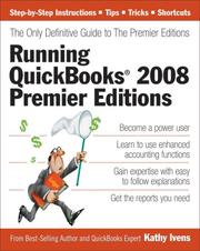 Front cover of Running QuickBooks 2008 Premier Editions by Kathy Ivens