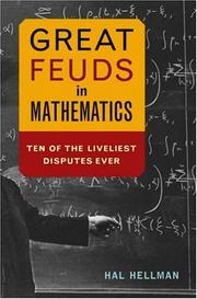 Cover of Great feuds in mathematics by Hal Hellman