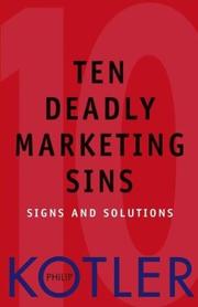Front cover of Ten Deadly Marketing Sins by Philip Kotler