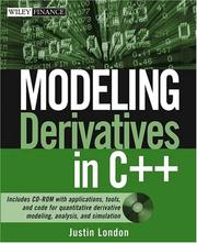 Cover of Modeling Derivatives in C++ by Justin London