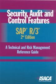 Front cover of Security, audit, and control features SAP R/3 by Deloitte Touche Tohmatsu Research Team