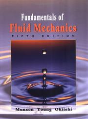 Front cover of Fundamentals of fluid mechanics by Bruce Roy Munson