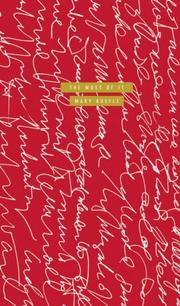 Front cover of The most of it by Mary Ruefle