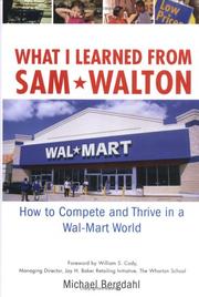 Cover of What I Learned From Sam Walton by Michael Bergdahl