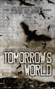 Cover of Tomorrow's World by Davie Henderson