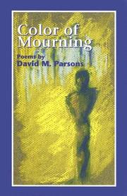 Front cover of Color of Mourning by Dave Parsons