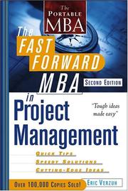 Cover of The Fast Forward MBA in Project Management by Eric Verzuh