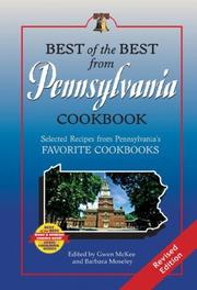 Cover of Best of the best from Pennsylvania cookbook by Gwen McKee