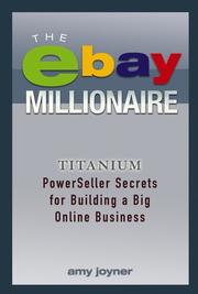 Cover of The eBay Millionaire by Amy Joyner