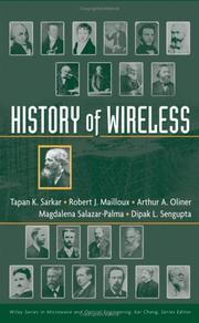 Front cover of History of wireless by Robert Mailloux