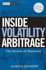 Cover of Inside Volatility Arbitrage by Alireza Javaheri