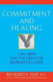Cover of Commitment and healing by Richard A. Isay