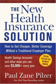 Cover of The new health insurance solution by Paul Zane Pilzer