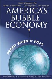 Cover of America's Bubble Economy by David Wiedemer
