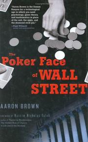 Cover of The poker face of Wall Street by Aaron Brown