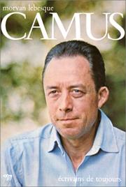 Cover of Camus by Morvan Lebesque