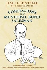 Front cover of Confessions of a municipal bond salesman by Jim Lebenthal