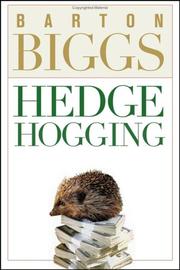 Cover of Hedge hogging by Barton Biggs